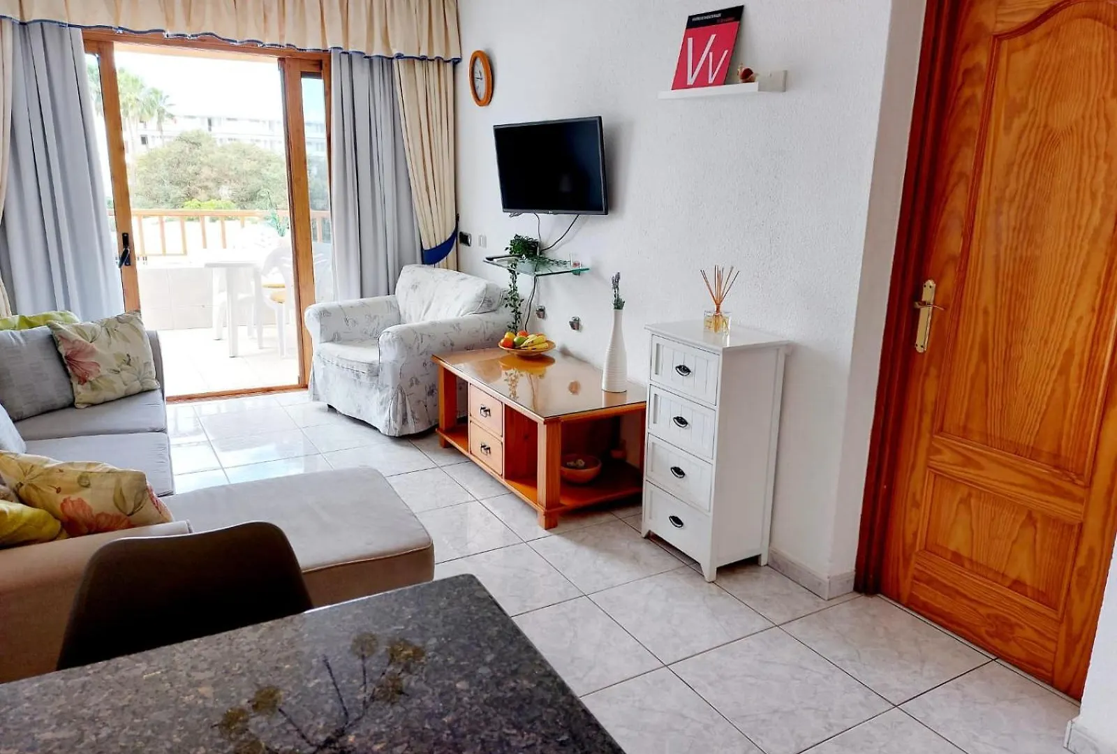 First Line Los Geranios Ocean View Apartment Air Conditioned 50 M From La Pinta Beach أذيخي